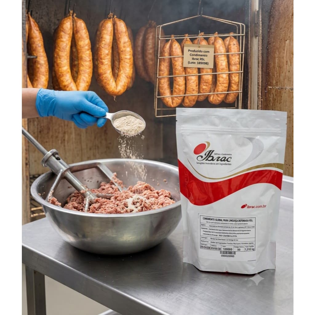 Tempero Condimento Para Linguiça Defumada Ibrac - pct 1kg