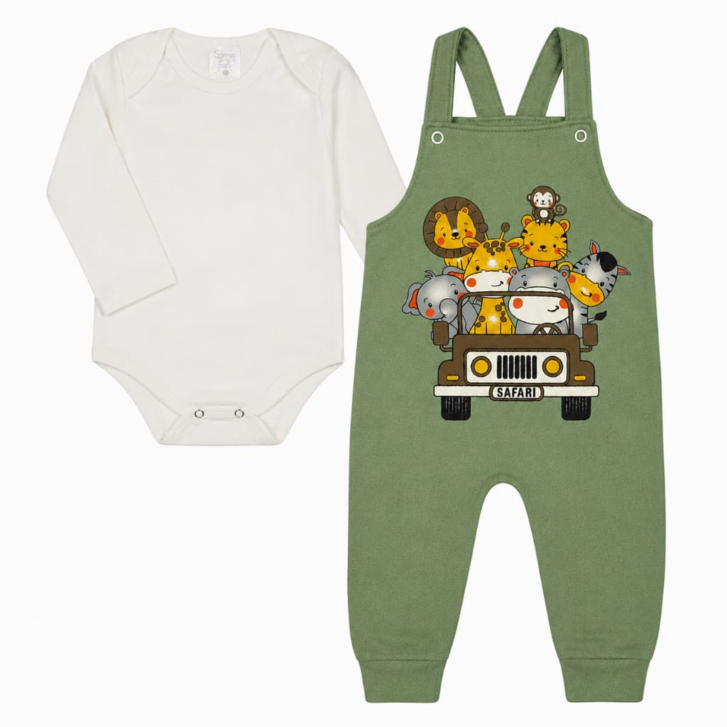 Jardineira Menino E Menina Roupas de Bebê Conjunto Bebê Roupa de Bebê Envoval