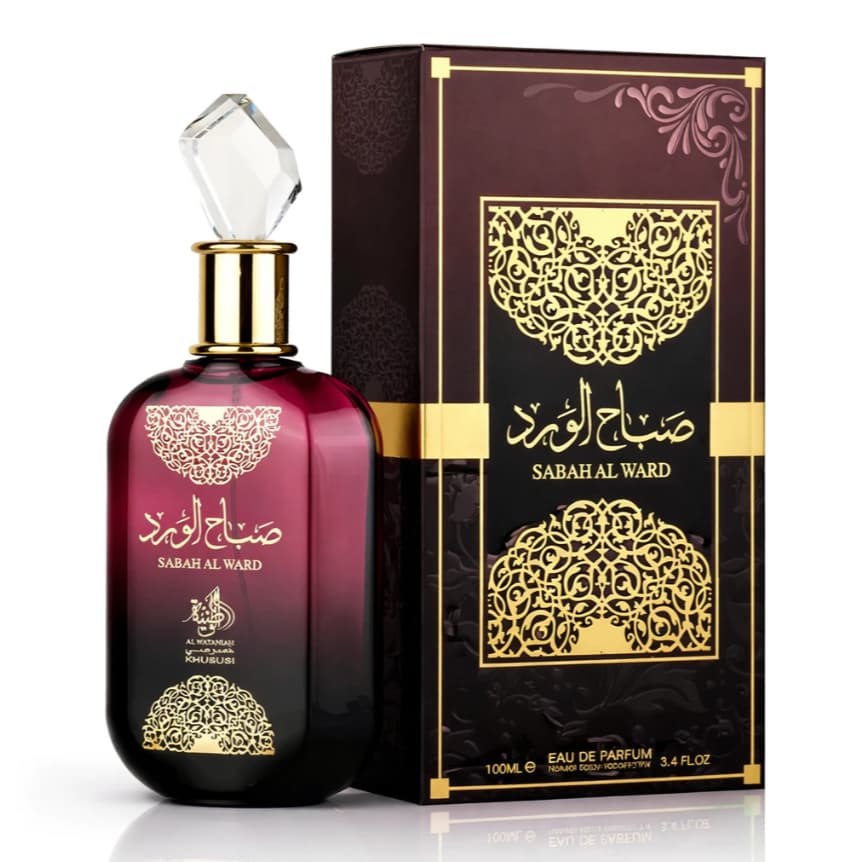 Perfume Árabe Sabah Al Ward Feminino Embalagem Vidro Pronta Entrega