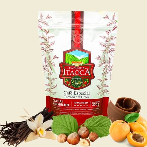 Fazenda Itaoca Catuaí Vermelho Torra Média - Café Especial em Grãos 250G