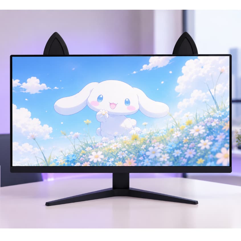 Orelhinha de Gatinho para monitor televisão pc gamer Decoração monitor | orelha gato kwai setup