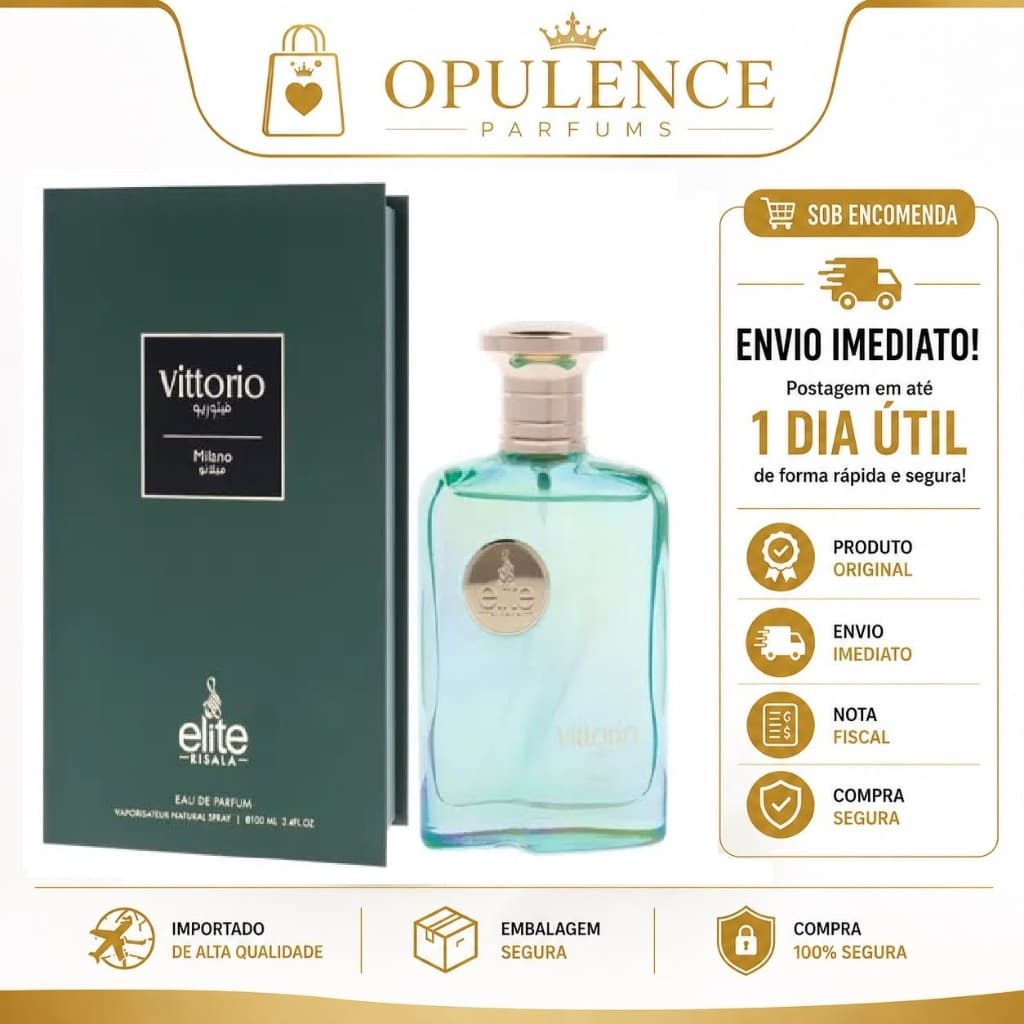 Perfume Risala Vittorio Milano Eau de Parfum 100ml Masculino Original Importado