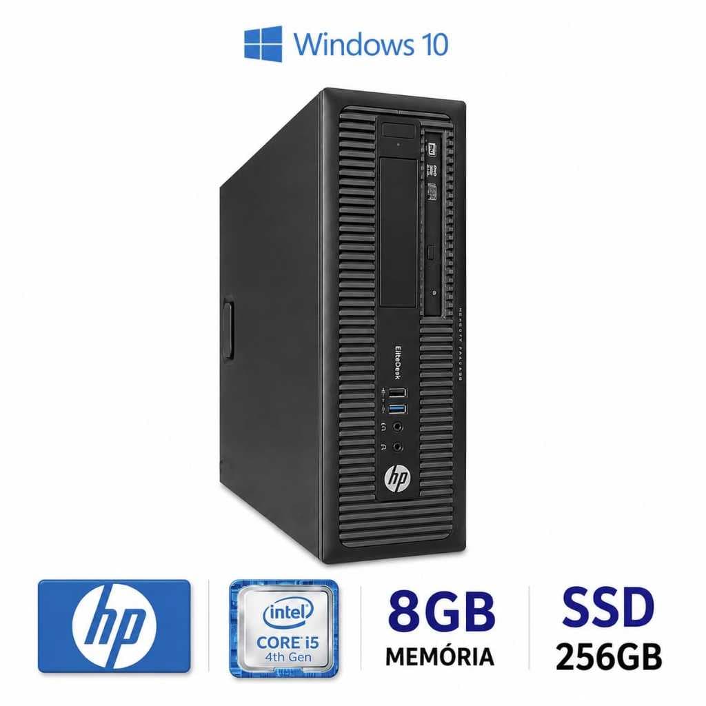 HP EliteDesk 800 G1 Desktop | Intel Core I5 4ª Ger | 8GB RAM | HD 1TB | Windows 10