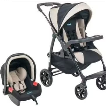 Conjunto Burigotto: Carrinho de Bebê Módulo + Bebê Conforto Touring Evolution