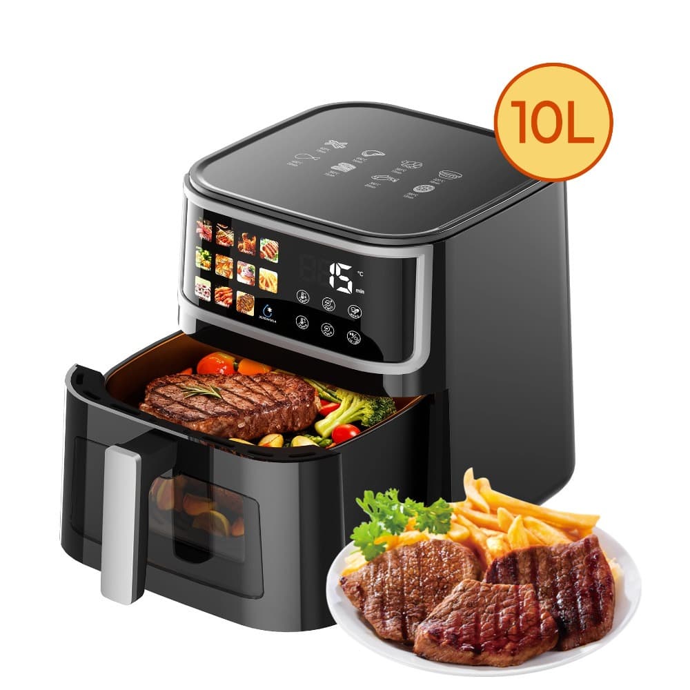 Fritadeira Elétrica Sem Óleo Air Fryer 10L 11 Menus Padrão Family 1700w 127V ou