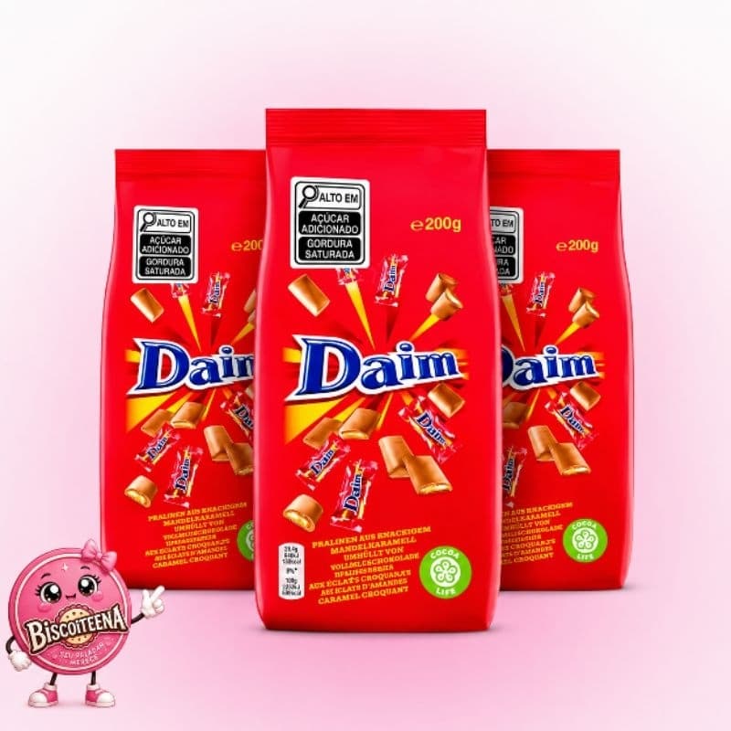 🇸🇪KIT 3X CHOCOLATE DAIM MINI MILK CARAMELO 200GR