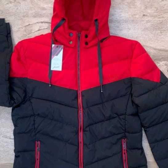 Jaqueta Bobojaco masculino agasalho casaco Nylon forrada com capuz removível