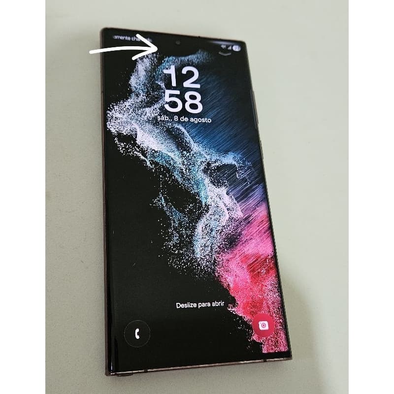 Samsung Galaxy S22 Ultra 5G 256GB Usado (COM MANCHA PRETA e ARRANHÕES SUPERFICIAIS)