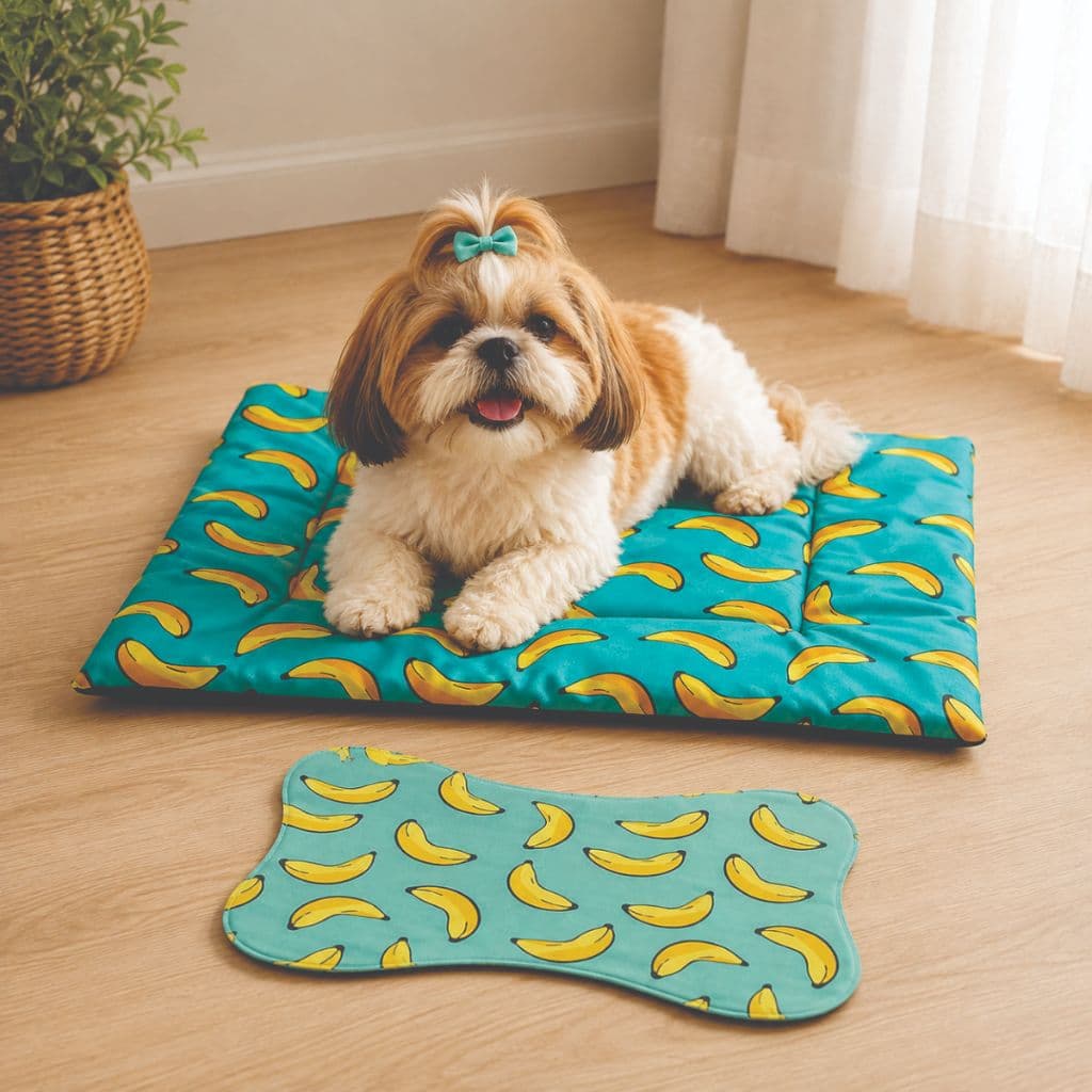 Kit Cama Caminha Casinha Pet Cachorro 2 Peças - Tamanho ÚNICO 45cmx65cm