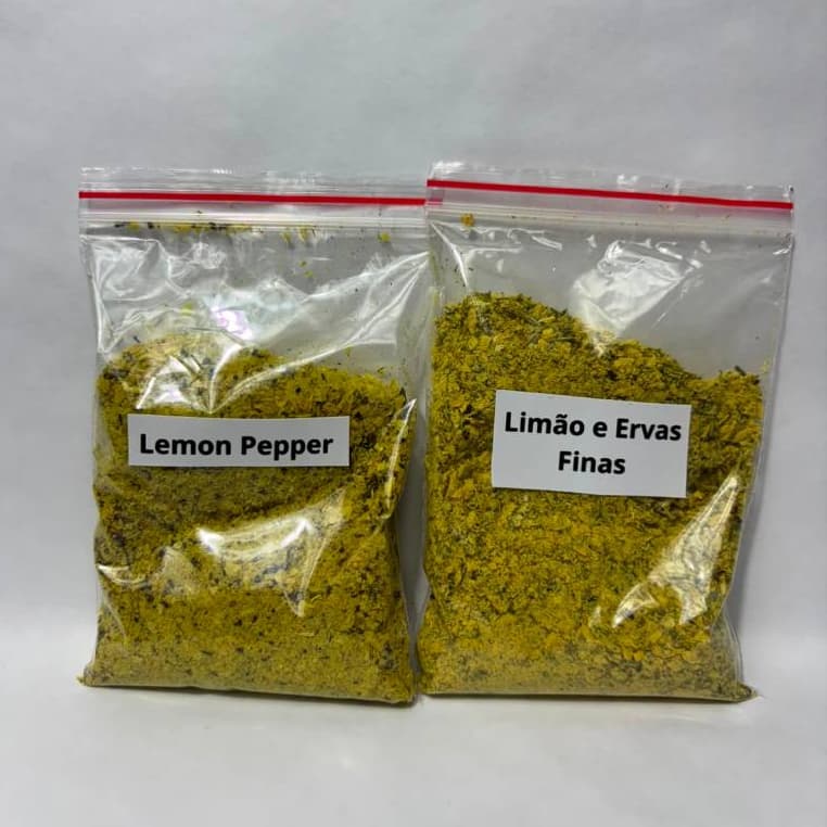 Kit de Temperos Artesanais Lemon Pepper + Limão e Ervas Finas