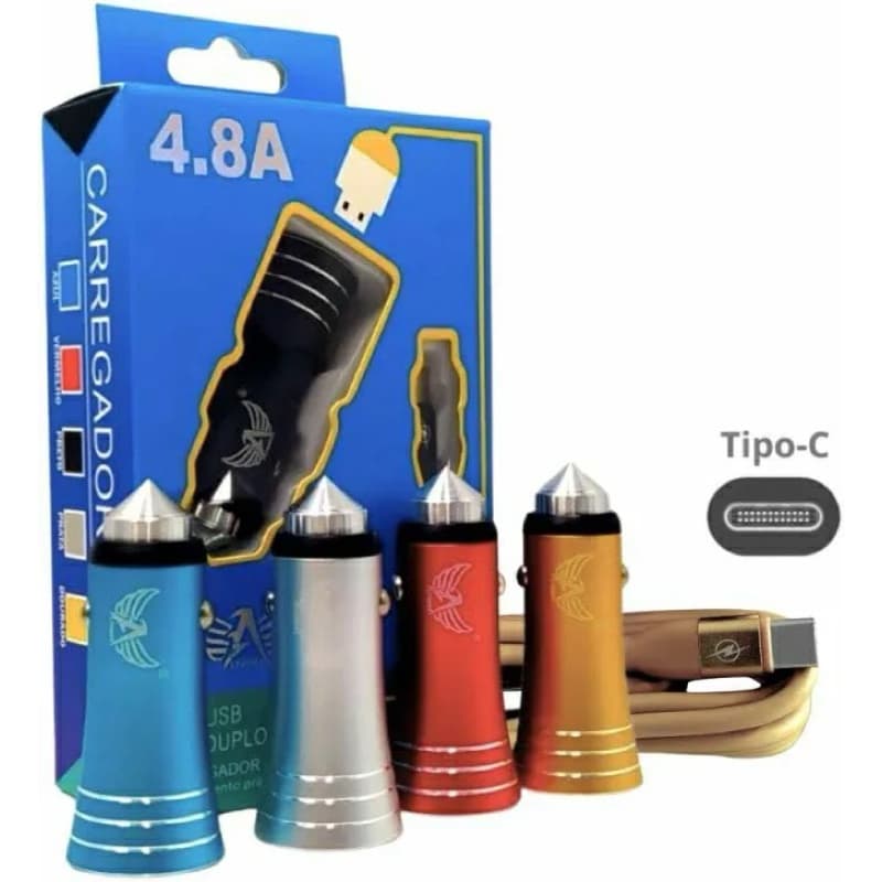 Carregador Veicular Tipo-C Altomex AL-2106D