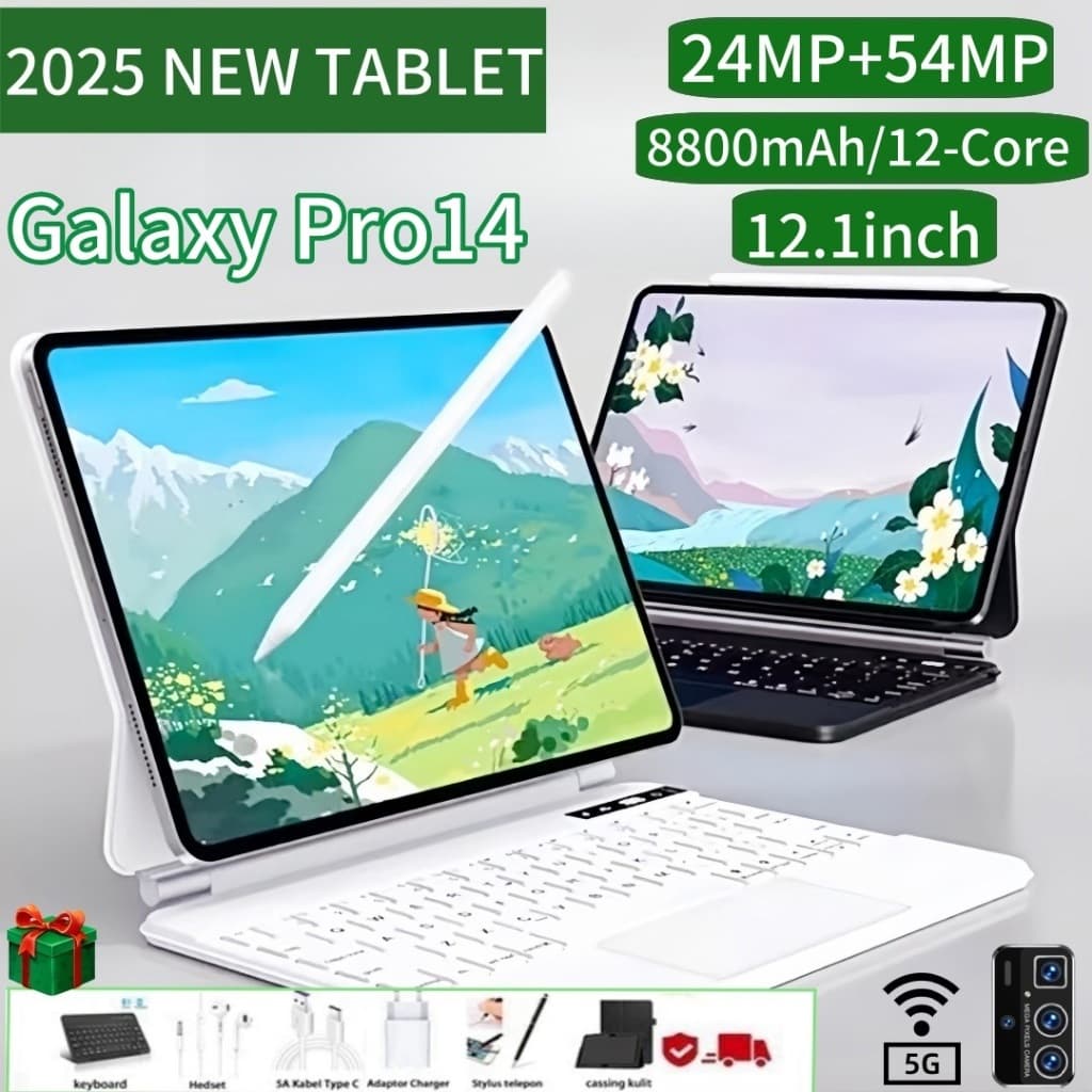 Novo Tablet Original Tab Galaxy S9  Grande Promoção 2025 16+512 GB WiFi Android ideal para jogos