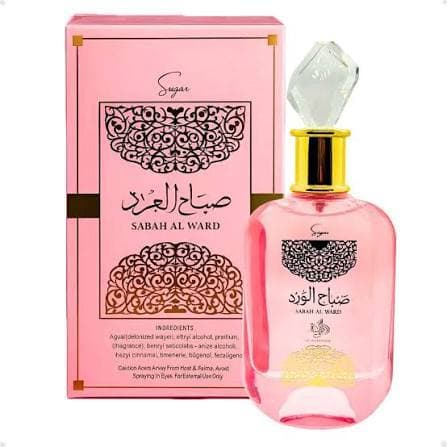 Perfume Árabe Sabah Al Ward Sugar Importado 100ml Feminino Original