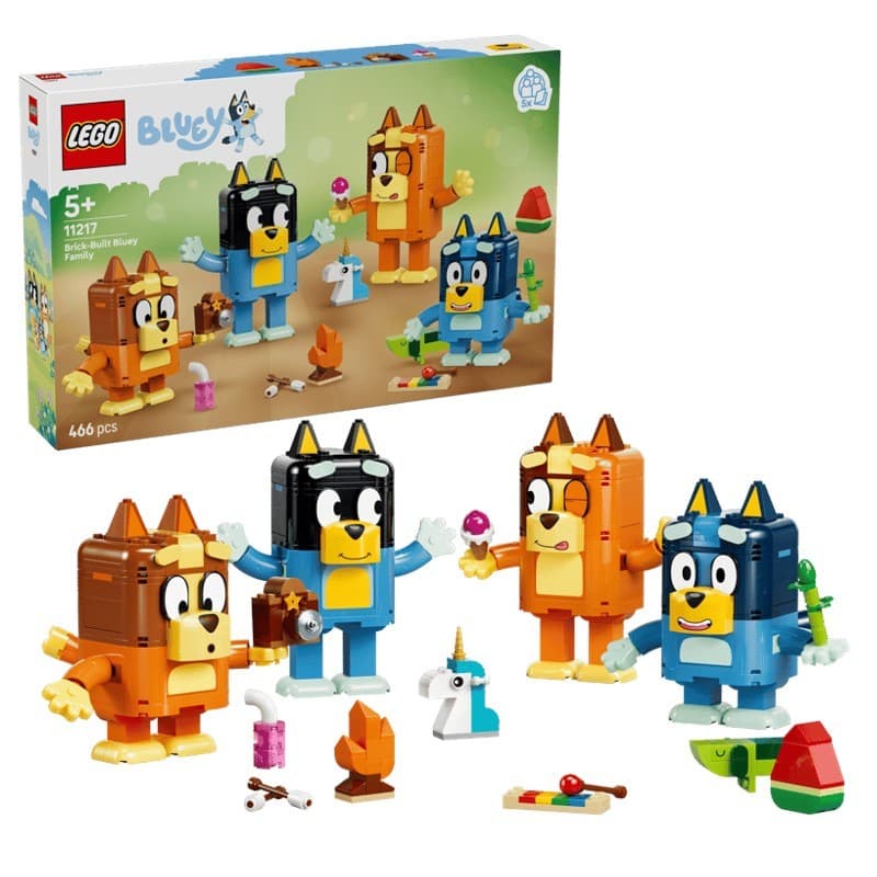 Lego Família Bluey Feita de Blocos de Montar - 11217