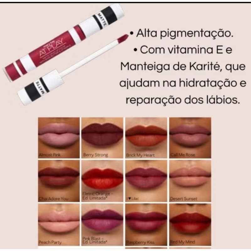 Batom líquido matte MK ORIGINAL longa duração| Cobertura intensa com toque de LUXO