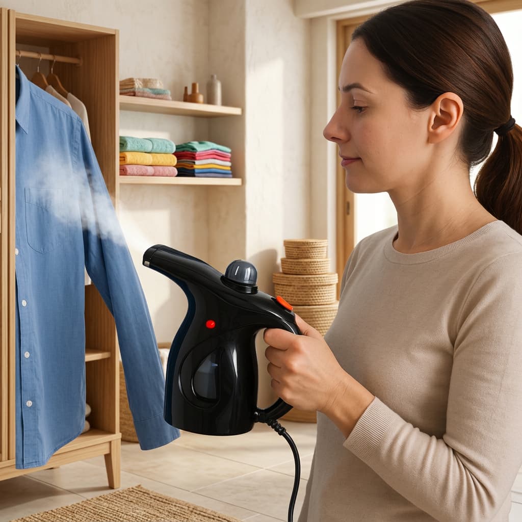Passadeira a Vapor Roupas 127V Preta Ferro de Passar a Vapor Anti-rugas Profissional e Doméstica!