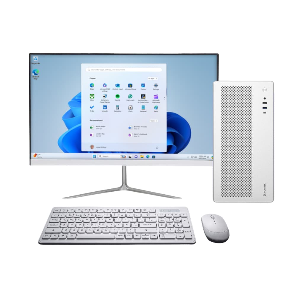 Computador Pc Corporativo i5 2400 SSD 240GB 8GB DDR3 Wifi Teclado e Mouse Sem Fio Monitor Led 23" Bivolt