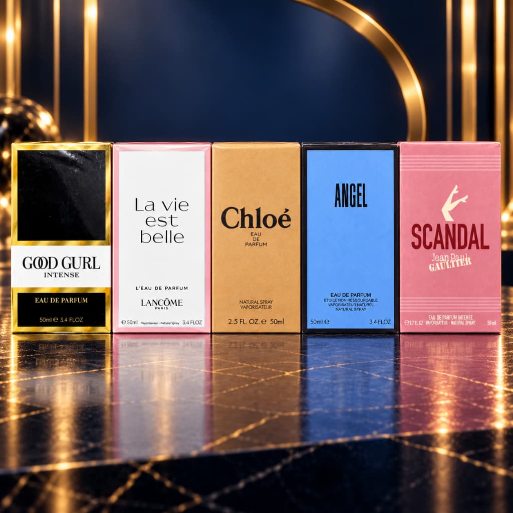 Perfume Feminino 50ml a Base de Óleo Inspirados Perfumes Importados Fragrâncias Variadas Alta Fixação Mulher Premium
