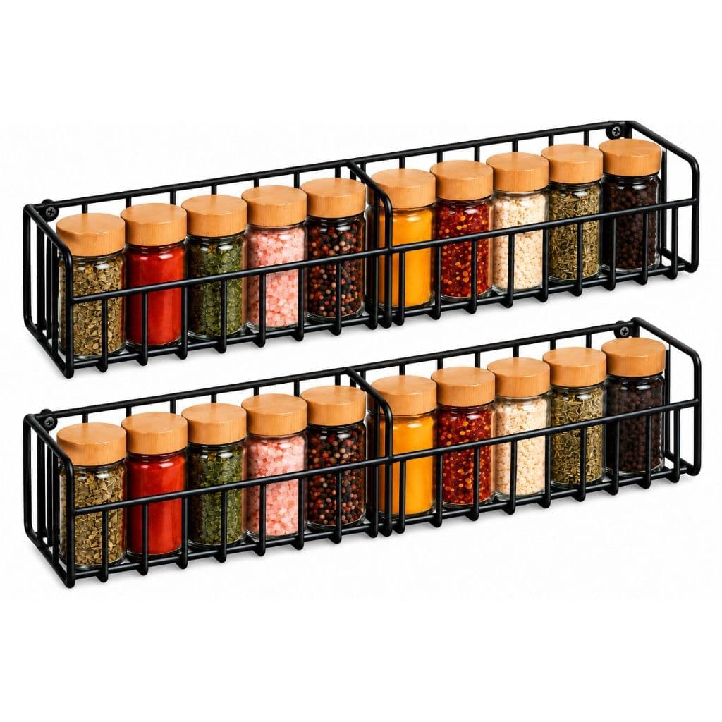 Kit 2 Cesto Organizador Multiuso De Parede Cozinha Banheiro