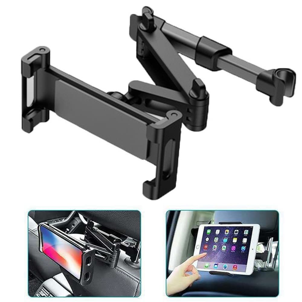 Suporte Telescópico para Celular/Tablet no Encosto de Cabeça do Carro