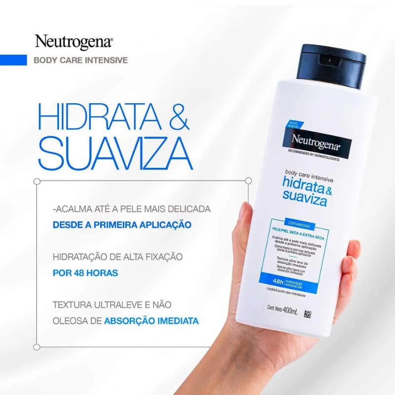 Hidratante Corporal Neutrogena Body Care Intensive Hidrata&Suaviza 400ml