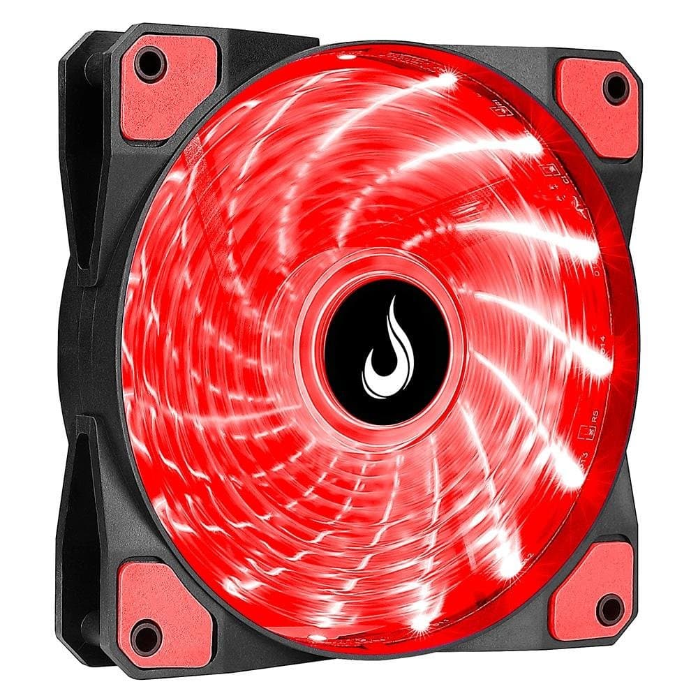 Cooler Fan Rise Mode WIND W1 Vermelho 120mm RM-WN-01-BR PC Gamer Ventoinha CPU