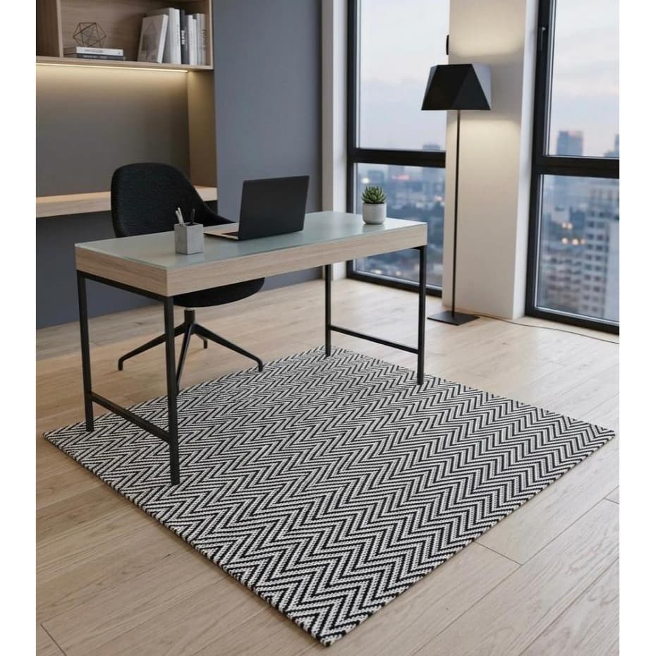 Tapete Decoração  Médio 1,40x1,40 Antiderrapante Sala/quarto/escritório