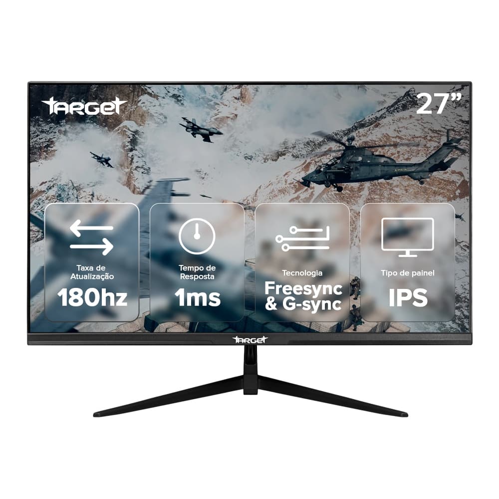 Monitor Gamer TGT Altay TS5, 27 Pol, IPS, FHD, 1ms, 180Hz, HDMI/DP, TGT-ATTS5-BL03