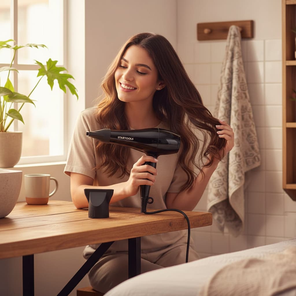 💇‍♀️Secador Cabelo Profissional Alta Potência 1800w Design Rápido Secagem Uso Doméstico Salão  🔌