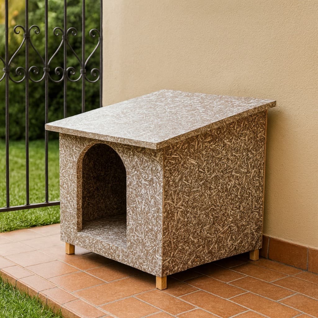 Casinha Cachorro Cães Edicula N3 Casa Madeira Ecologica Pet Porte Médio Resistente