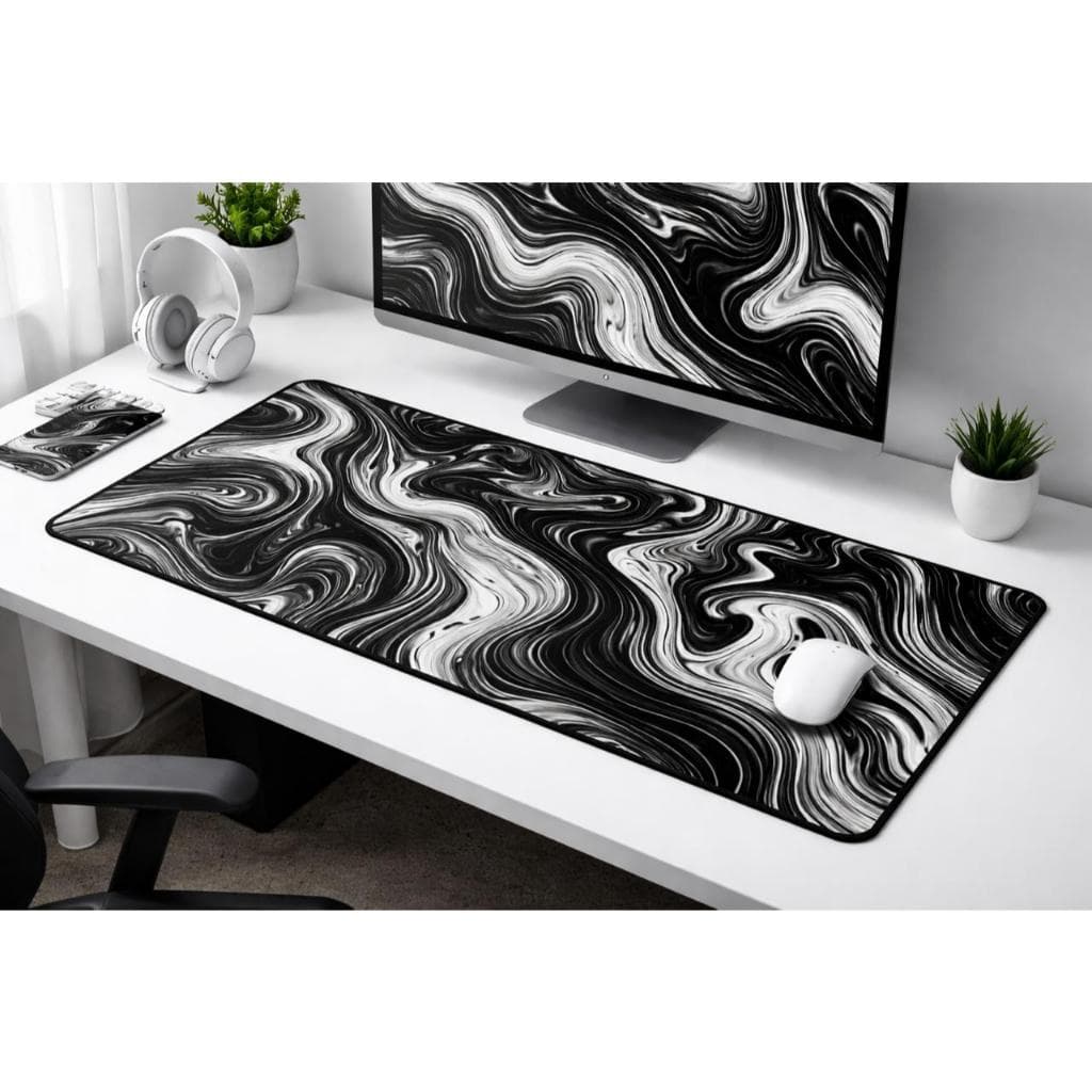 Mouse Pad Gamer Extra Grande 70x30cm Antiderrapante Base Emborrachada Para PC e Notebook Abistrato