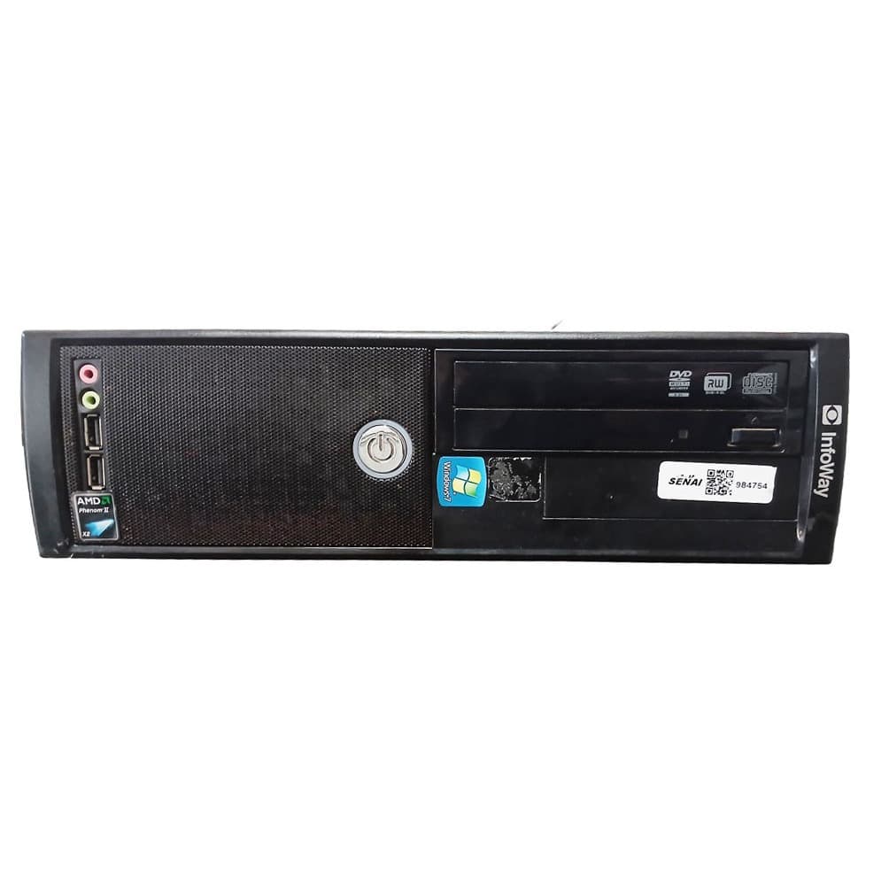 COMPUTADOR DESKTOP ITAUTEC INFOWAY SM3322 AMD ATHLOM II X2 545 3GHZ 8GB RAM NVIDIA 8400GS NS 40022841700063