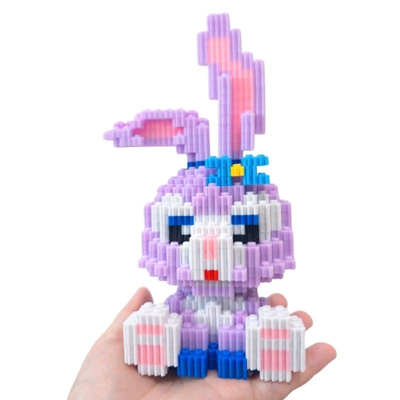Mini Blocos de Montar Hello kitty 1580 Peças Personagens Colecionáveis (Pooh Minnie Bob Esponja)