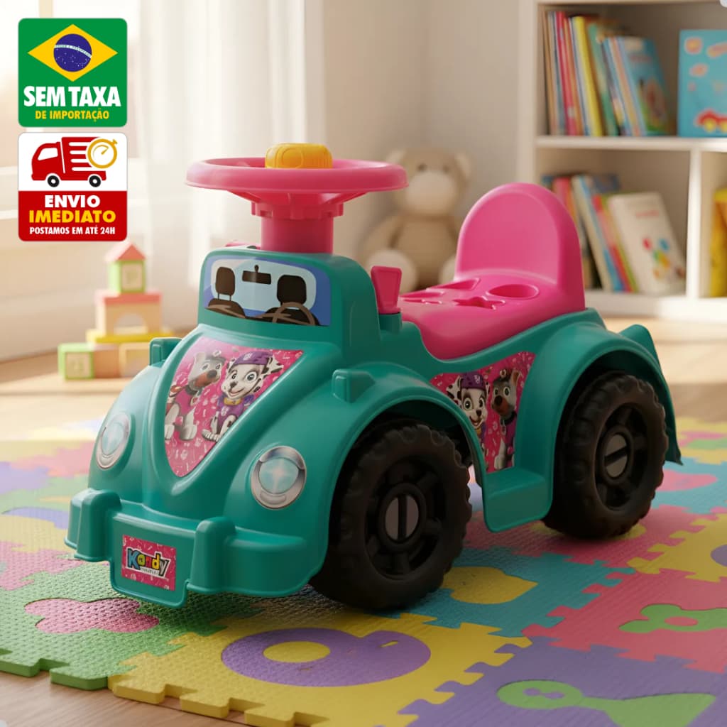Carrinho Andador Infantil Interativo Ketokinha Bebê 18 Meses Com Peças Encaixe Dog Princesa Aranha