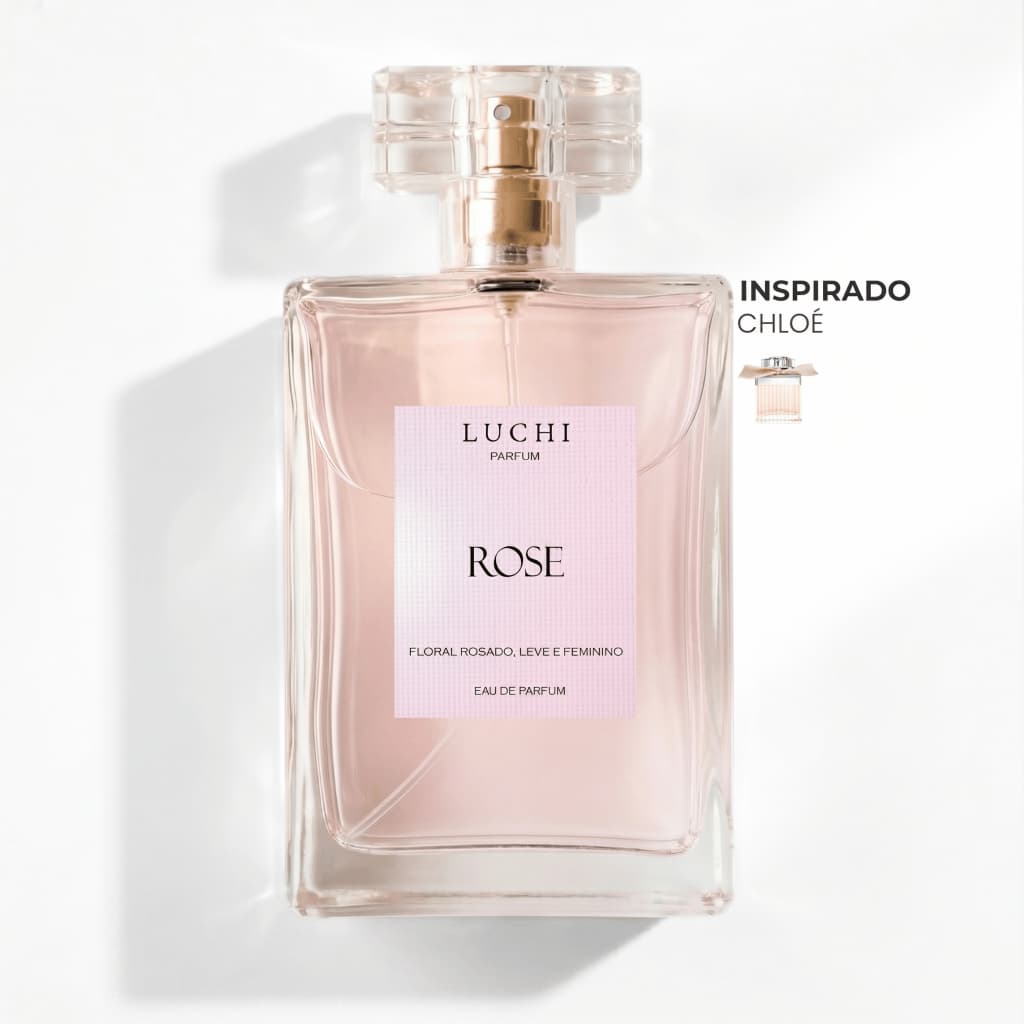 Perfume Feminino Rose Luchi Parfum (Aroma importado) - Alta fixação