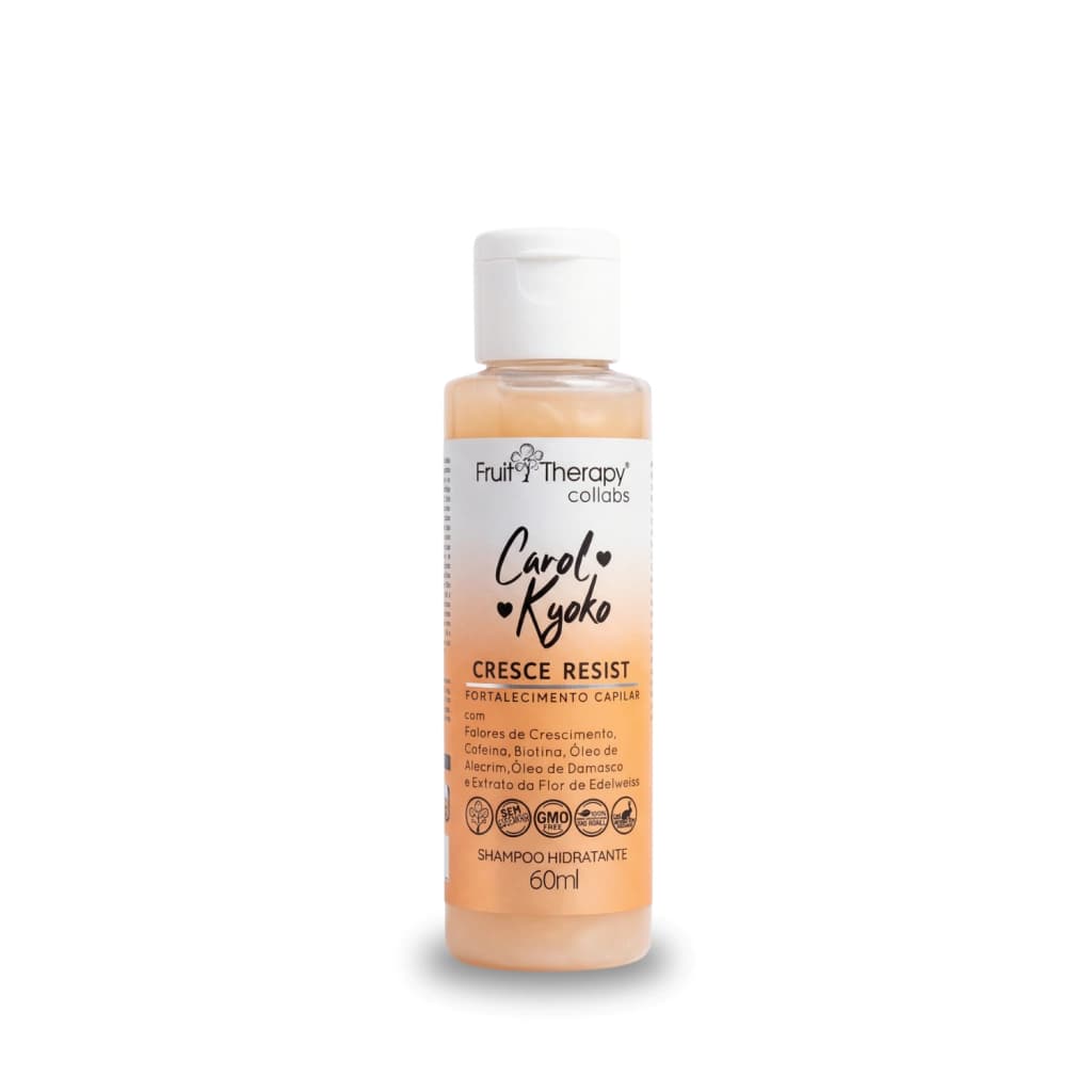 Mini Shampoo Hidratante Cresce Resist Carol Kyoko + Left Cosméticos