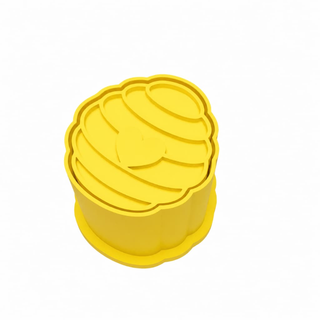 Ejetor Modelador Para Doces MEL ABELHA Brigadeiros Docinhos Massa Biscuit Biscoito Resistente Massinha Modelar Pasta Ame