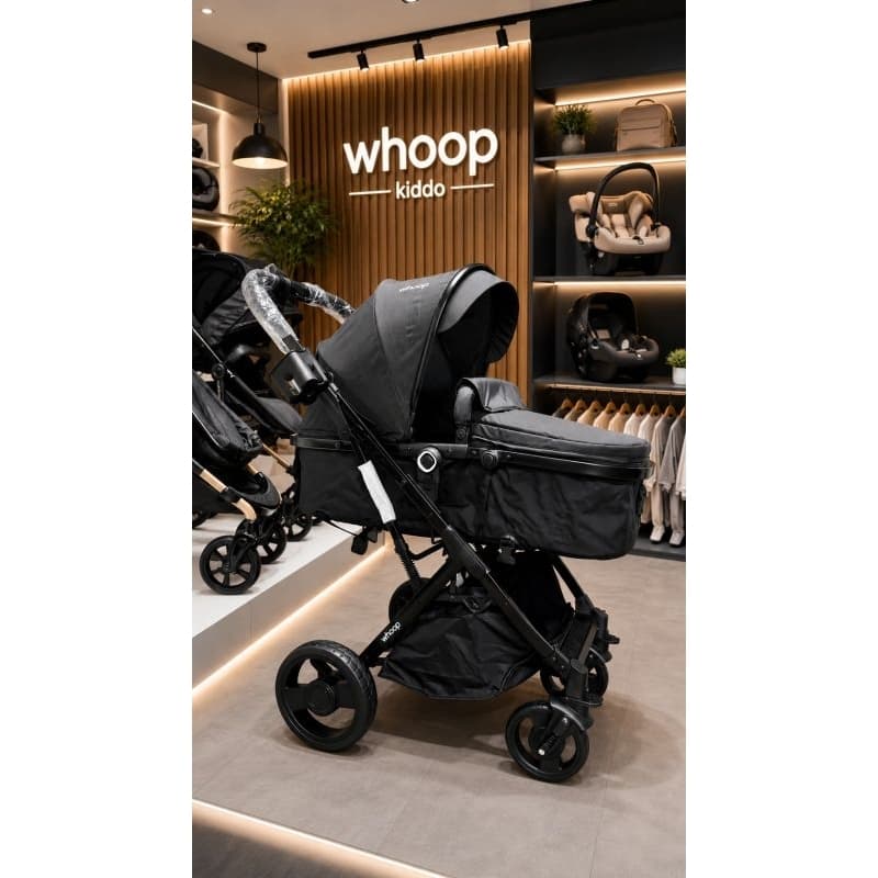 CARRINHO WHOOP KIDDO  VOX II COM BEBE CONFORTO + BASE ISOFIX