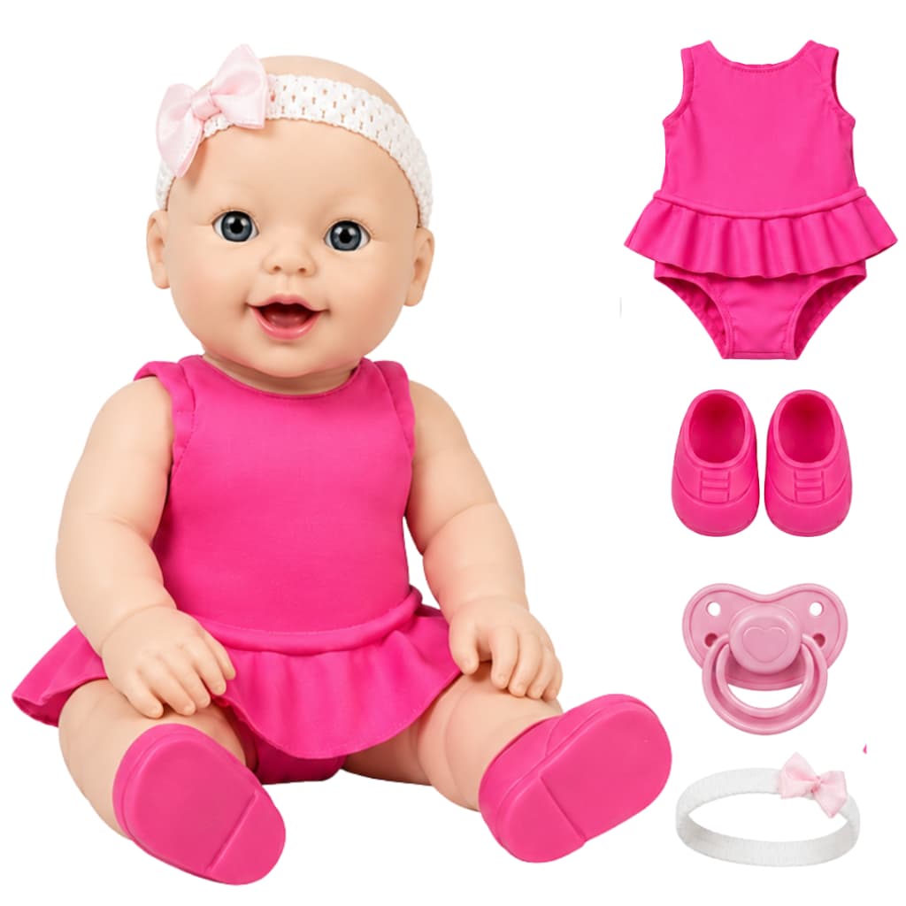 Boneca Vestido com Acessórios Infantil Pequena Reborn