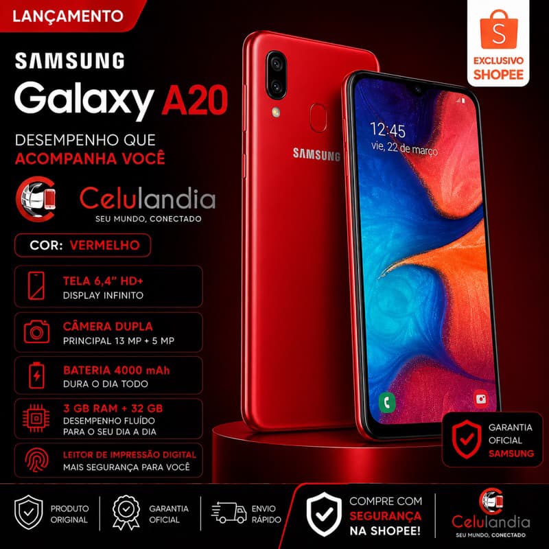 Samsung A20 32 Gigas Seminovo