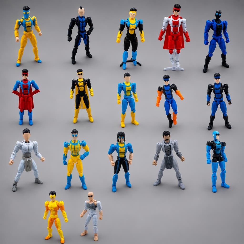 Dummy 13 Invencível Invincible Boneco Articulado Colecionável 13cm
