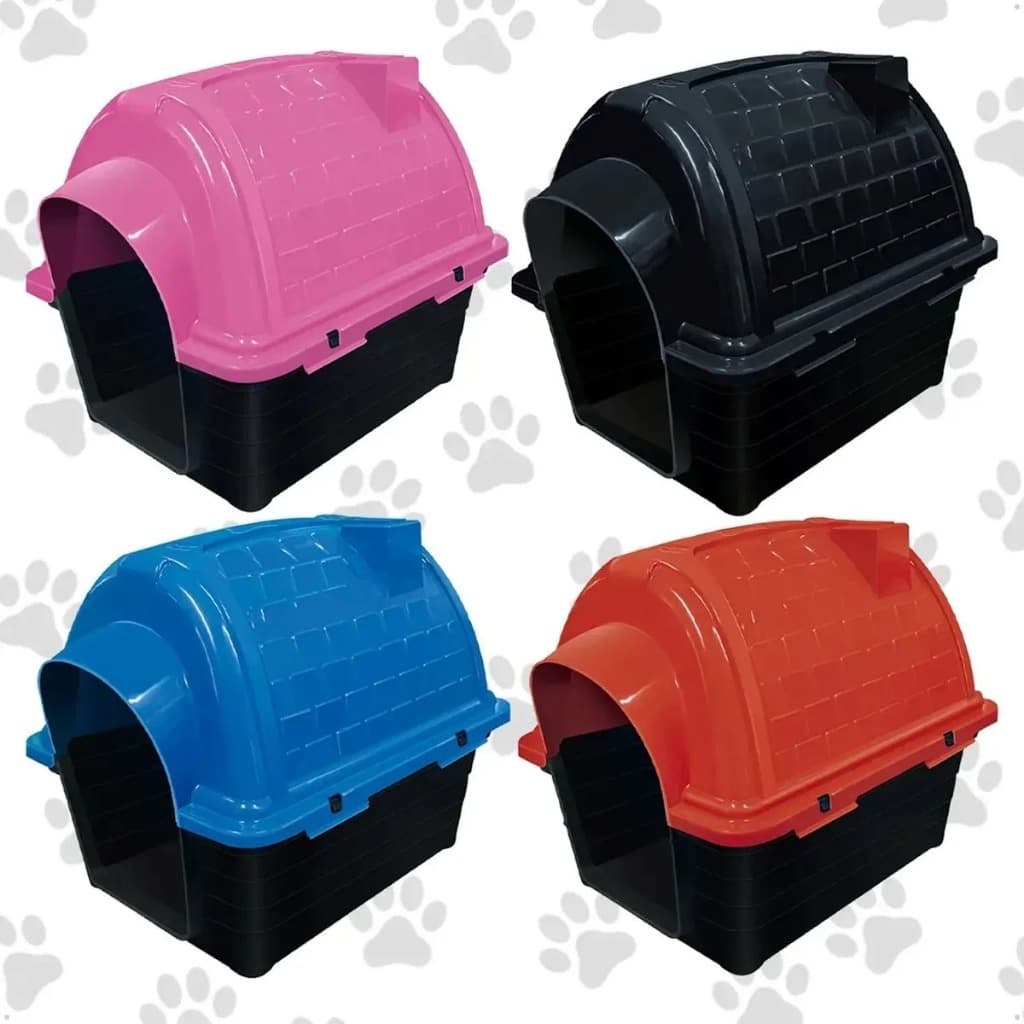 Casinha Para Cães Ipoppy Pet Azul N4 Porte Médio Desmontavel
