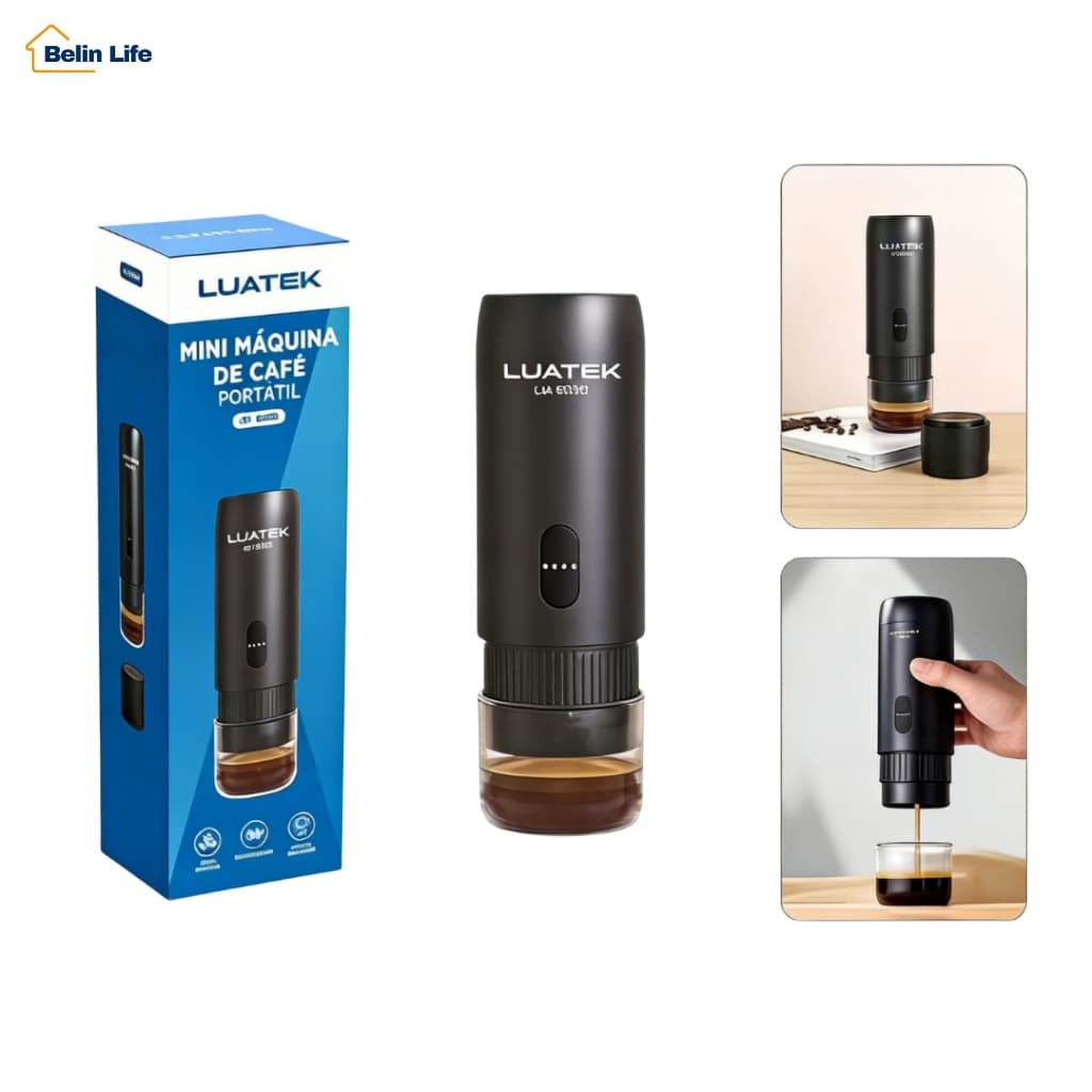 Máquina de Café Expresso Portátil 3 em 1 Luatek LK-8150