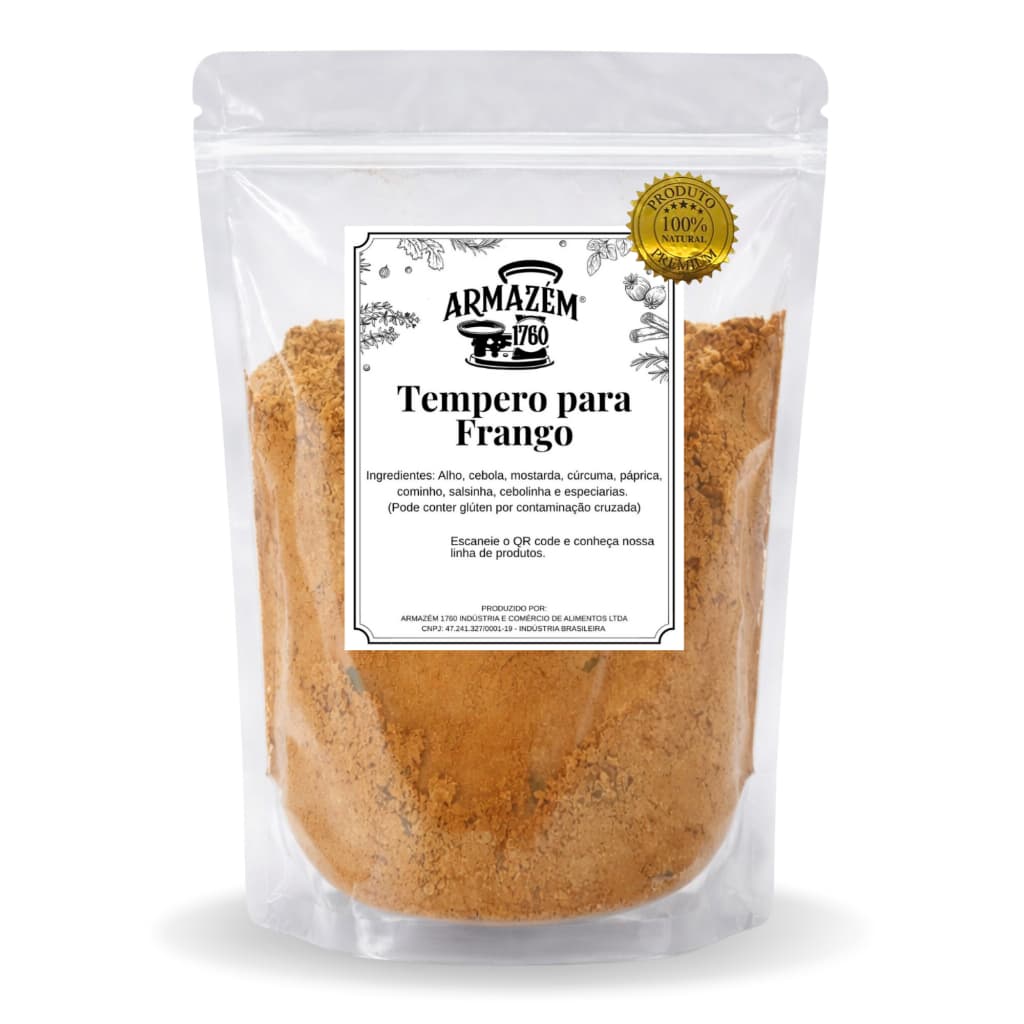 Tempero para Frango (500g a 1Kg) - Tempero Natural Puro