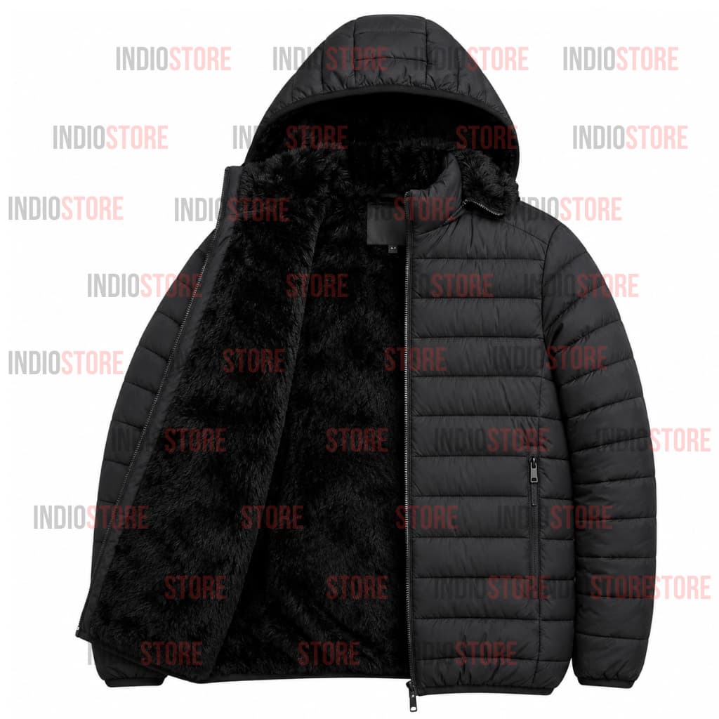 Jaqueta Puffer Masculina Bobojaco Forrada Peluciada Inverno