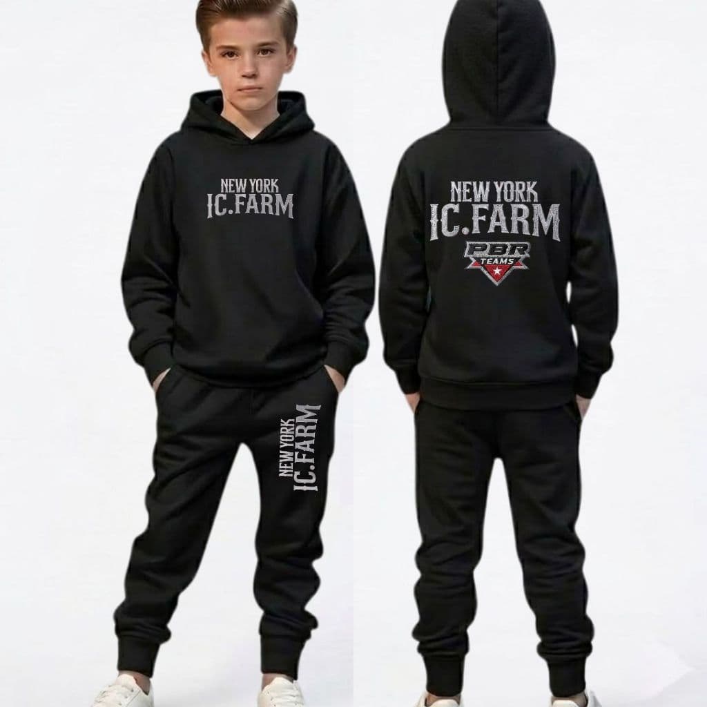 Conjunto Moletom Blusa de Frio Do Infantil ao Adulto Original IC.FARM Country Quentinho e Flanelado