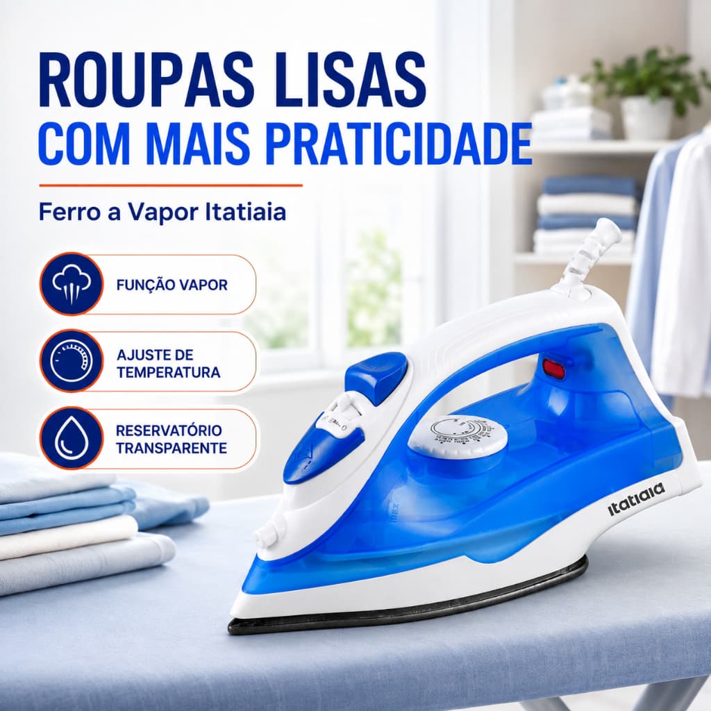 Ferro a Vapor 1200w 220V