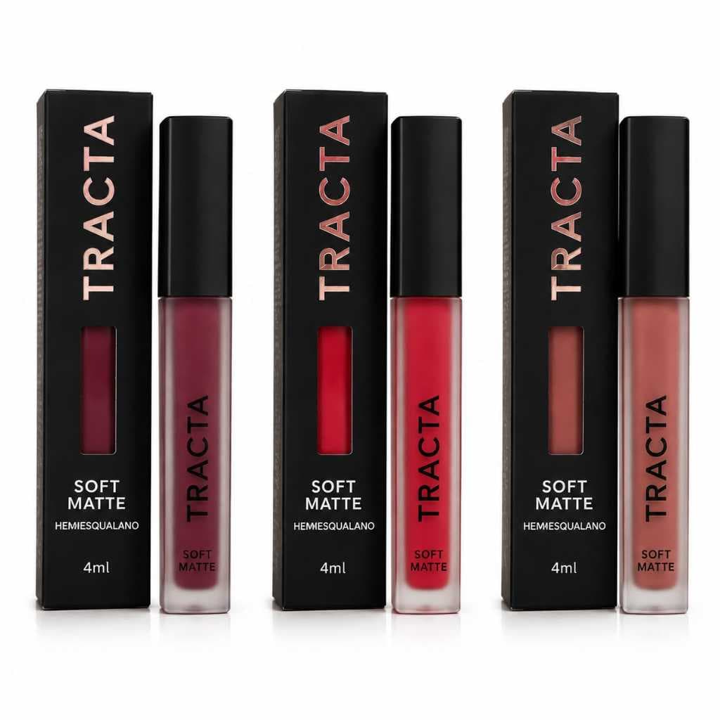 Batom Líquido Tracta Soft Matte 4ml – Efeito Matte