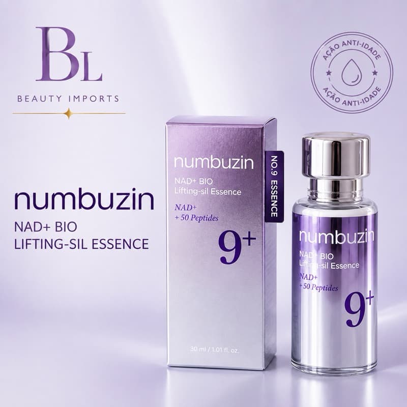 Numbuzin NAD+ BIO Lifting-sil Essence 30ml – Essence com 50 Peptídeos e NAD+ Anti-Idade