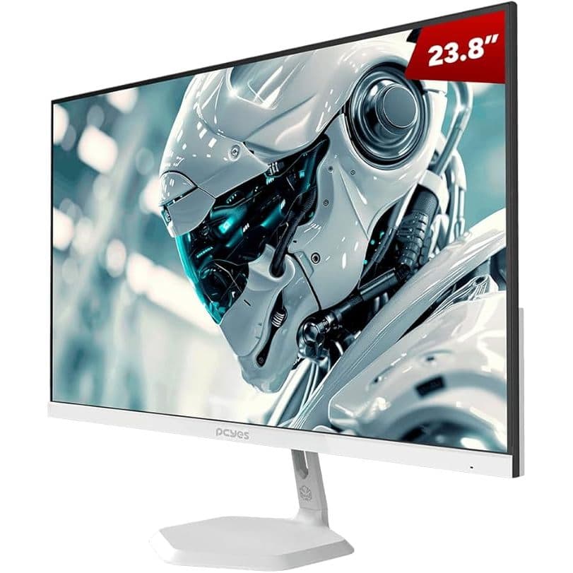 Monitor Gamer PCYes Quartzo 23.8 IPS Full HD 100Hz 5ms FreeSync HDMI VGA White Ghost